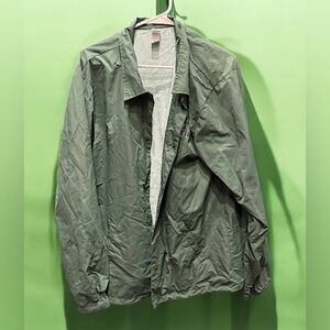 Independent trading  photo safari Green windbreaker Jacket LARGE